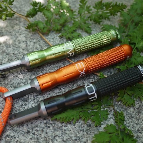 CNC waterproof flint fire stick with super hard alloy scraper Exotac EDC equipment