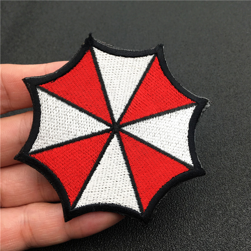 Biochemical Crisis Protection Umbrella Themed Embroidery Magic Patch Arms Chapter Outdoor SHOULDER BAG PATCH INBORN PLAYER