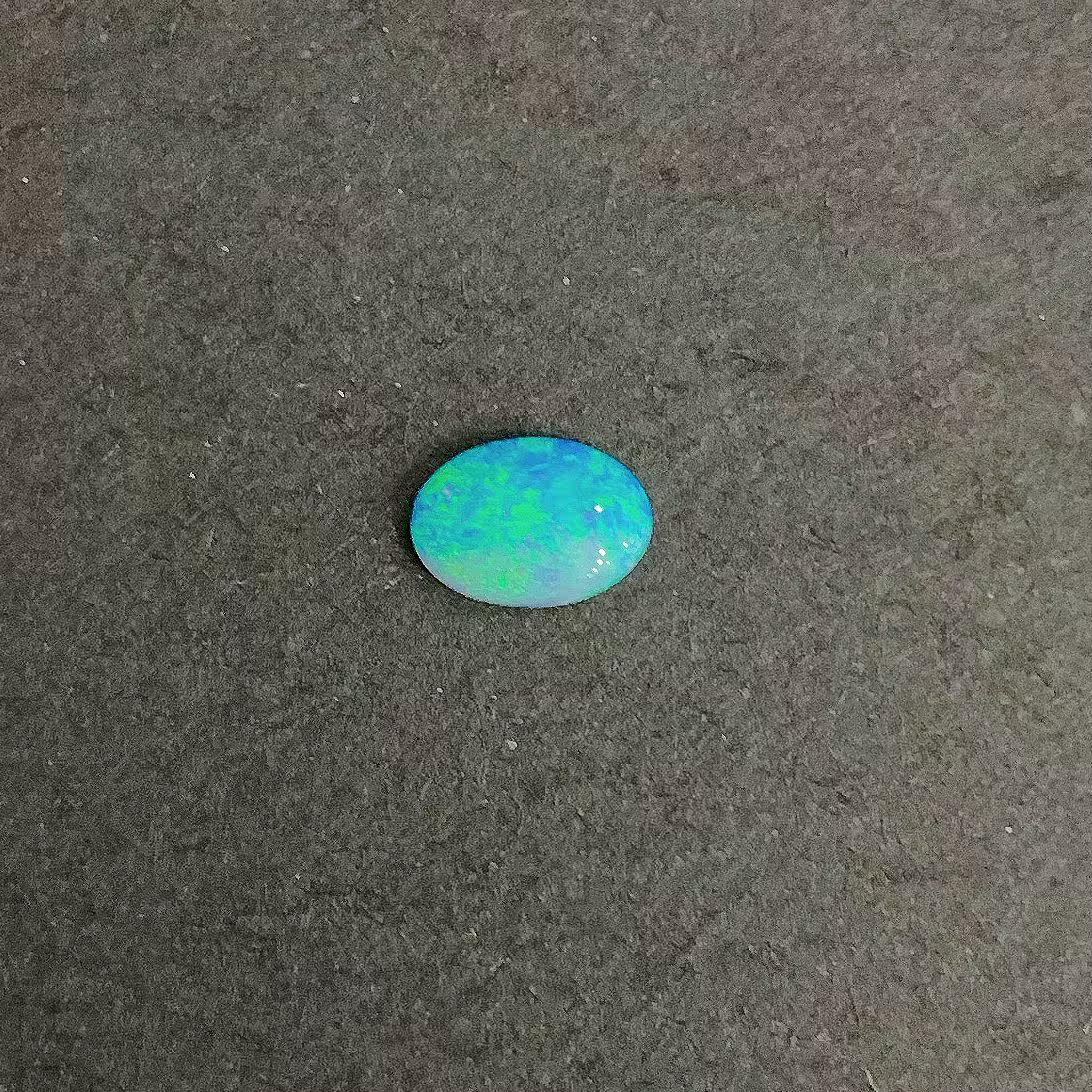 Australian natural Opal gemstone dream blue green color bare stone can be set as a ring pendant custom