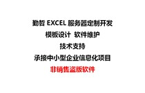 Qinzhe EXCEL server system customization and maintenance ERP warehousing supply chain OA and other management software development