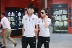 Mùa hè nam mới phù hợp với thể thao quần ngắn tay quần thể thao thanh niên phù hợp với trang phục thường mặc cotton che thoải mái thoáng khí - Thể thao sau Thể thao sau