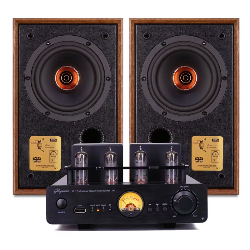 Gliymeus Ta2 Audiophile Tube Amplifier Paired with 5inch Hifi Bookshelf Cx50 Speaker Set Gliymeus Ta2 Audiophile Tube Amplifier Paired with 5inch Hifi Bookshelf Cx50 Speaker Set