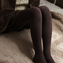 Under the Boots baby velvet high waist bottoming socks 700D belly anti-Pilling socks women Spring and Autumn single-sided pantyhose