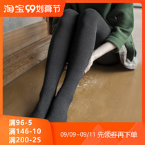 Under the boots 100D stockings female spring and autumn micro-press vertical stripe pantyhose women matte medium thickness black bottoming socks