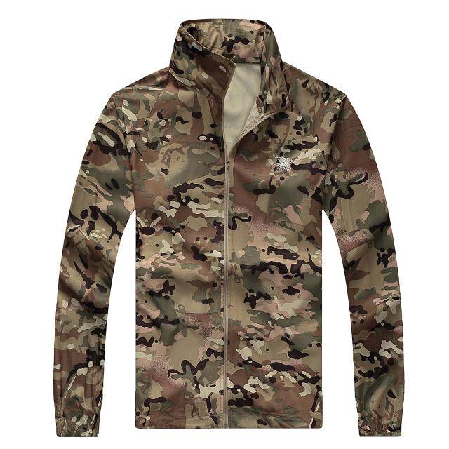(Xi Golaid) ultra-thin outdoor camouflage skin windcoat ultra-light waterproof sunscreen anti-UV speed dry
