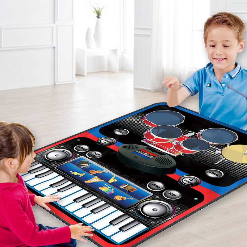 Children's baby jazz shelf drum electronic piano blanket teaches Yi Yi boy toy beginner