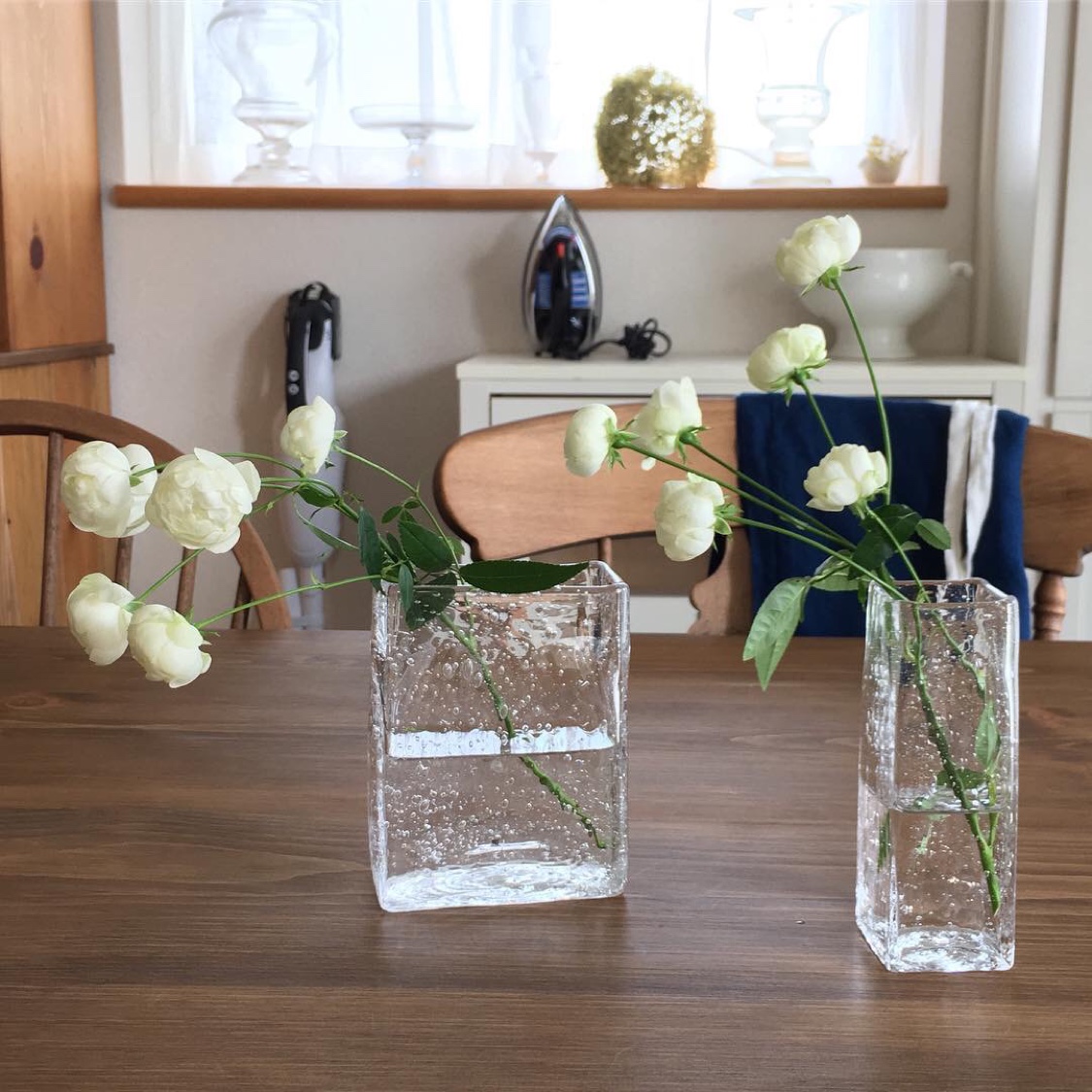 Sold out Japanese glass writer Tian Jing will make bubble vase flower ware Luyu groceries