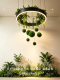 Forest-Style Plant Pendant Lights for Leisure Areas, Restaurants, Banquet Halls, Hotel Lobbies, Green Plant Landscaping, and Lobby Decorative Lighting Fixtures
