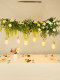 Creative Bar Chandelier, Floral Lamp, Sunroom Party Venue Layout, Dining Table, Courtyard, Simulated Plant Decoration Chandelier