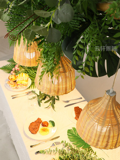 Personalized Creative Bar Pendant Light Dessert Shop Dining Table Hotel Catering Homestay Lighting Restaurant Dining Table Plant Pendant Light