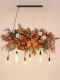 Bar Counter Chandelier, Creative Floral Lamp, Restaurant Dessert Shop Courtyard Bed and Breakfast Decorative Lamp, Party Table Plant Lamp