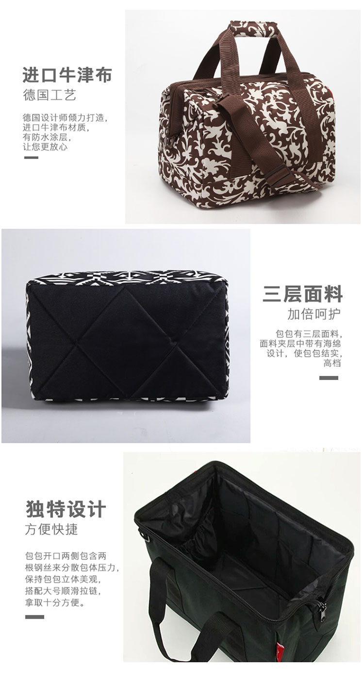 Thương hiệu Đức một vai di động bình thường di động đường dài không thấm nước túi du lịch dung lượng lớn nam và nữ túi thể dục túi du lịch - Túi du lịch túi du lịch đa năng