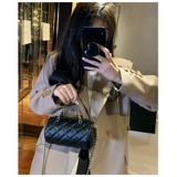 Универсальная сумка на одно плечо, сумка через плечо, из натуральной кожи, на цепочке