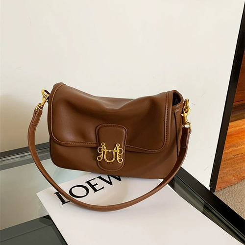 Модная вместительная и большая сумка подмышку, сумка на одно плечо, из натуральной кожи, городской стиль