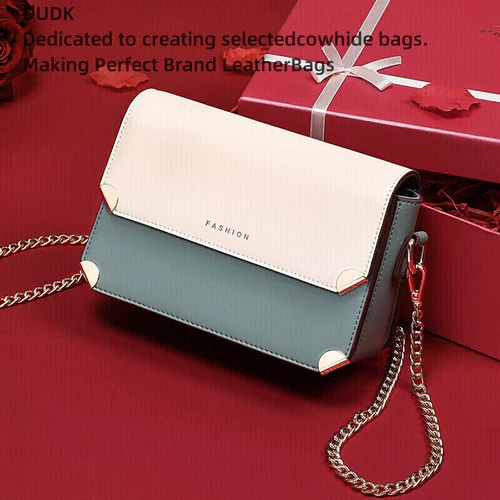 Сумка через плечо, сумка на одно плечо, цепь на день Святого Валентина, из натуральной кожи, подарок на день рождения