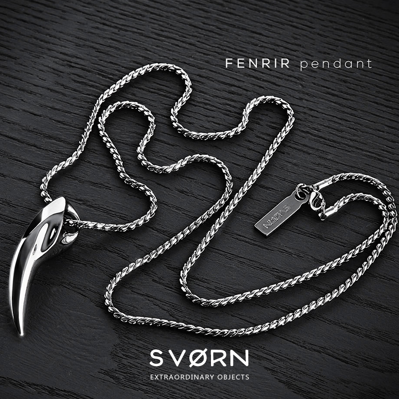 Fenrir Pendant retro personality European and American metal necklace pendant fashion trendy accessories