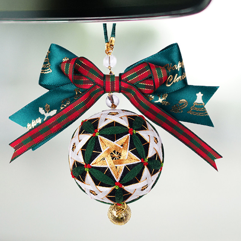 Hands Bow Ball Diy Material Bag Embroidered Handmade Car Pendant Parsley Sachet Accessories accessories Boyfriend Couple Birthday Presents