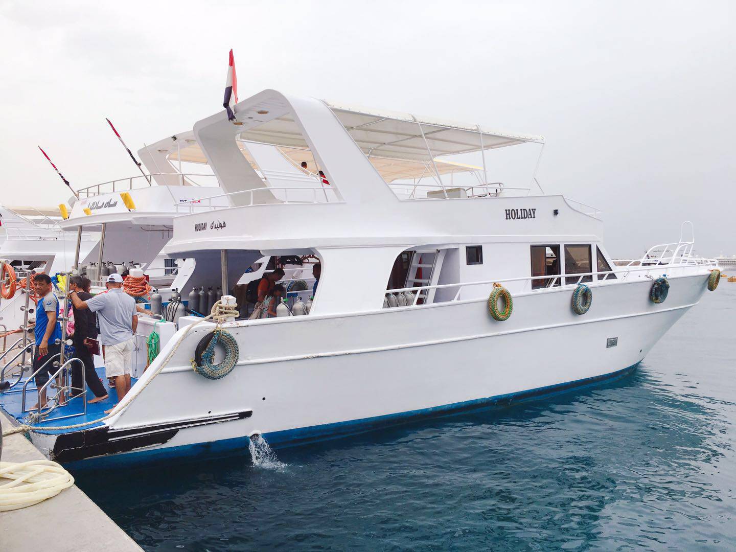 Red Sea Sharm el-Sheikh chartered boat day trip by yacht, diving, snorkeling, lunch included