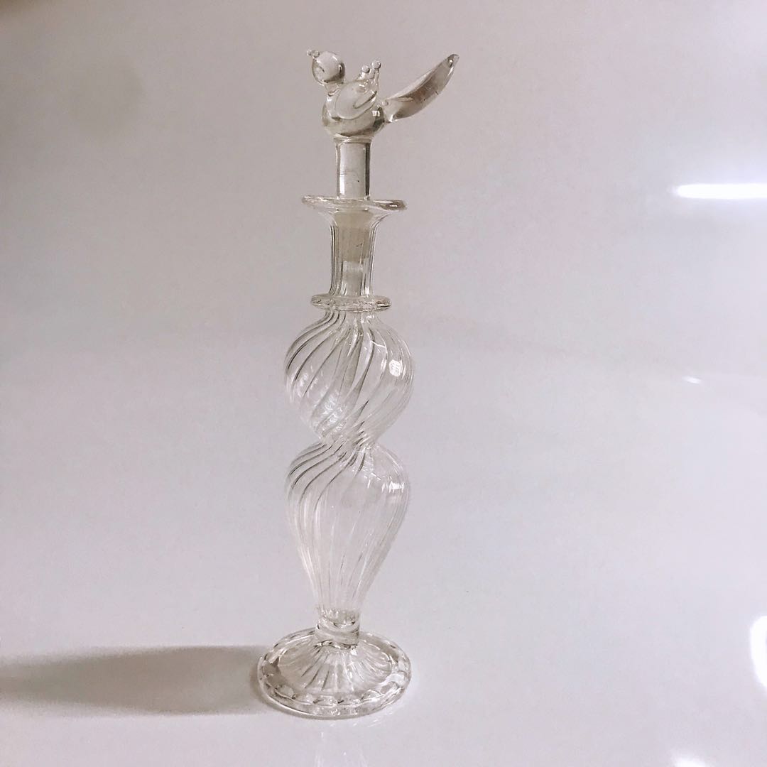 Egypt direct purchase traditional Egyptian glass blown fragrance bottle perfume bottle aromatherapy bottle (solid color-2)