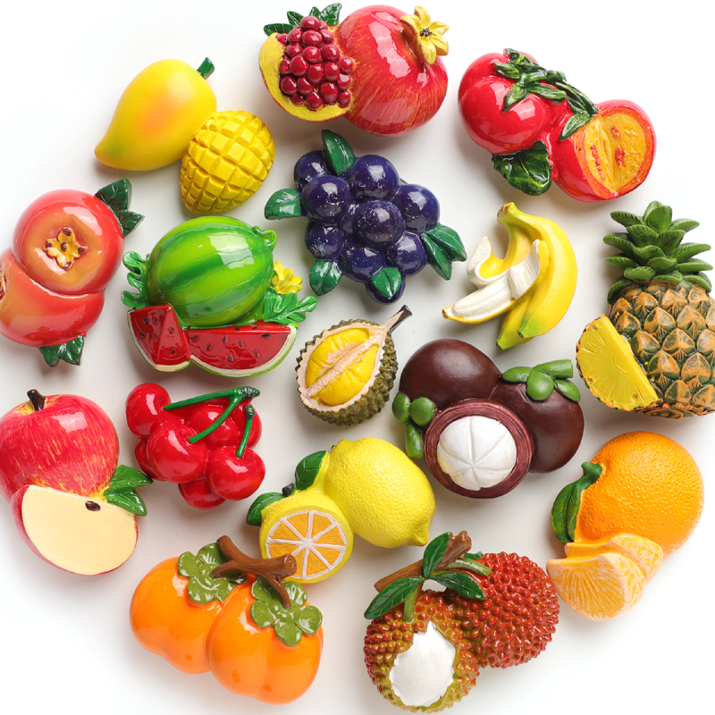 Creative cute stereo Thai durian fruit refrigerator Magnetic - Posted Refrigerator decorated magnetic force posting