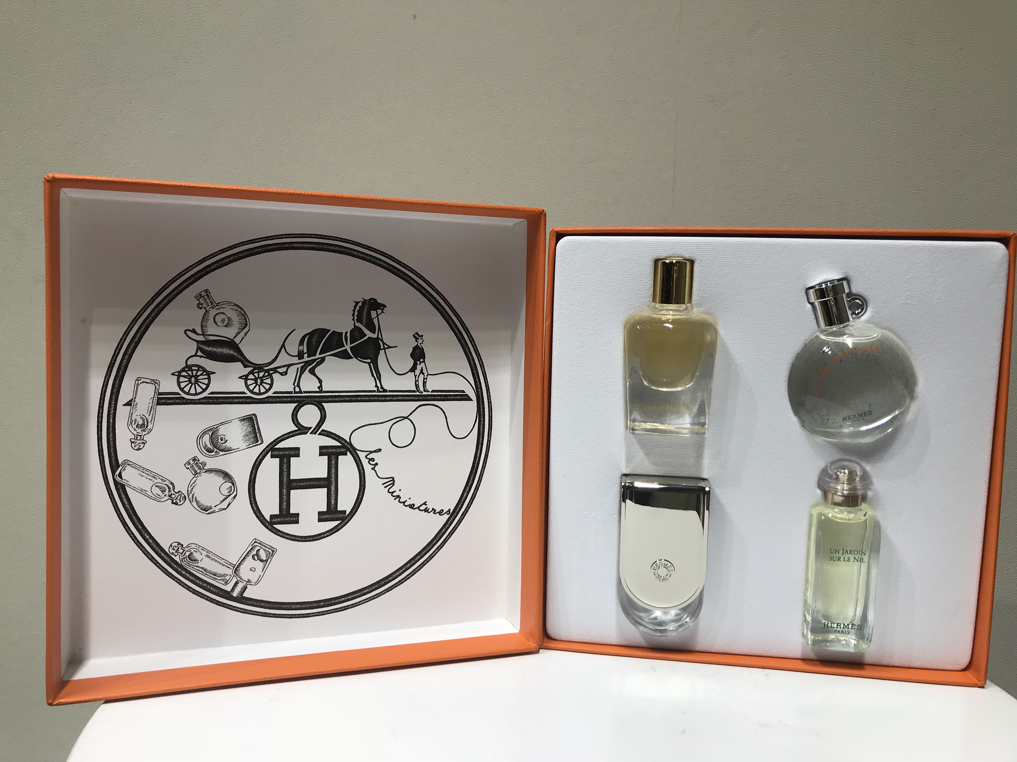 小米米美国购 Hermes/爱马仕 香水礼盒四件套