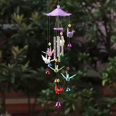 DIY material bag Pavilion hat Origami Lucky star Thousand paper crane Wind chimes Real estate warm field Parent-child activities Classroom homework