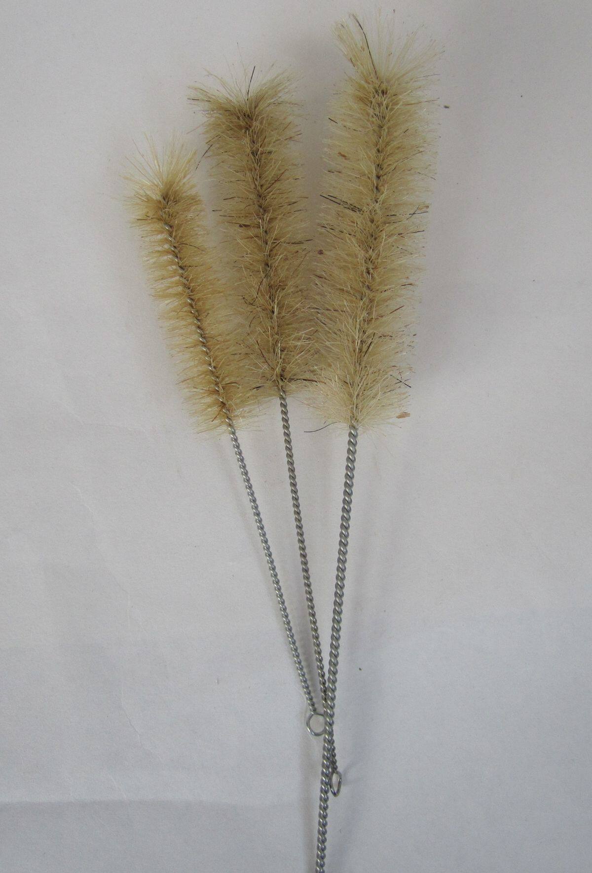 Pig Hair Test Tube Brush Medium Pig Hair Brush (Medium)DIY Supplies Experiment Consumables Brush