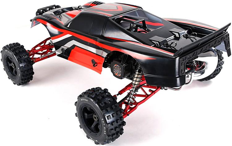 CNC alloy arm code 5mm for HPI Rovan KM baja 5b 5t 5sc orange//silver//red