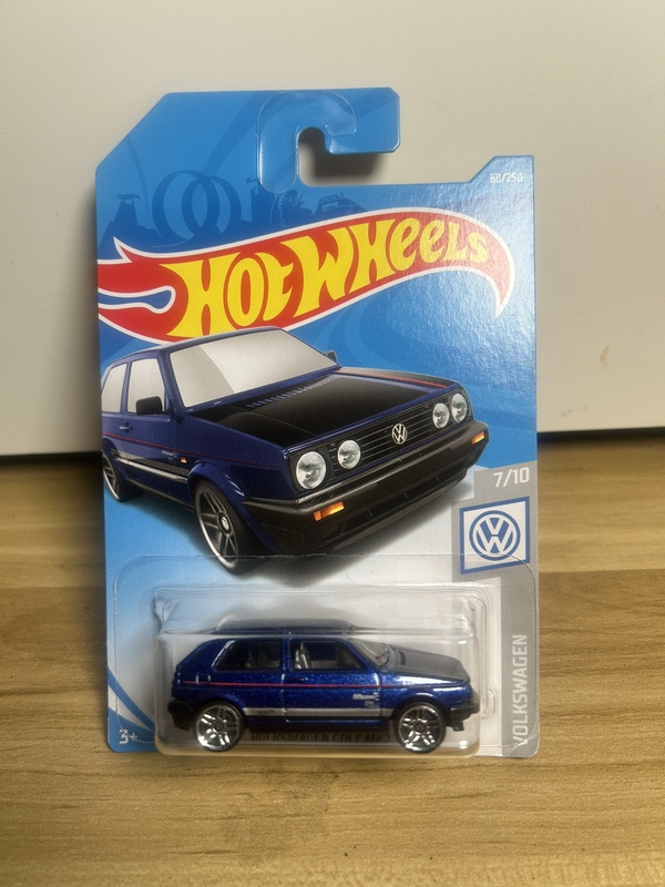 2019 European Car Model Hot Wheels Volkswagen Golf Mk2 2019 European Car Model Hot Wheels Volkswagen Golf Mk2
