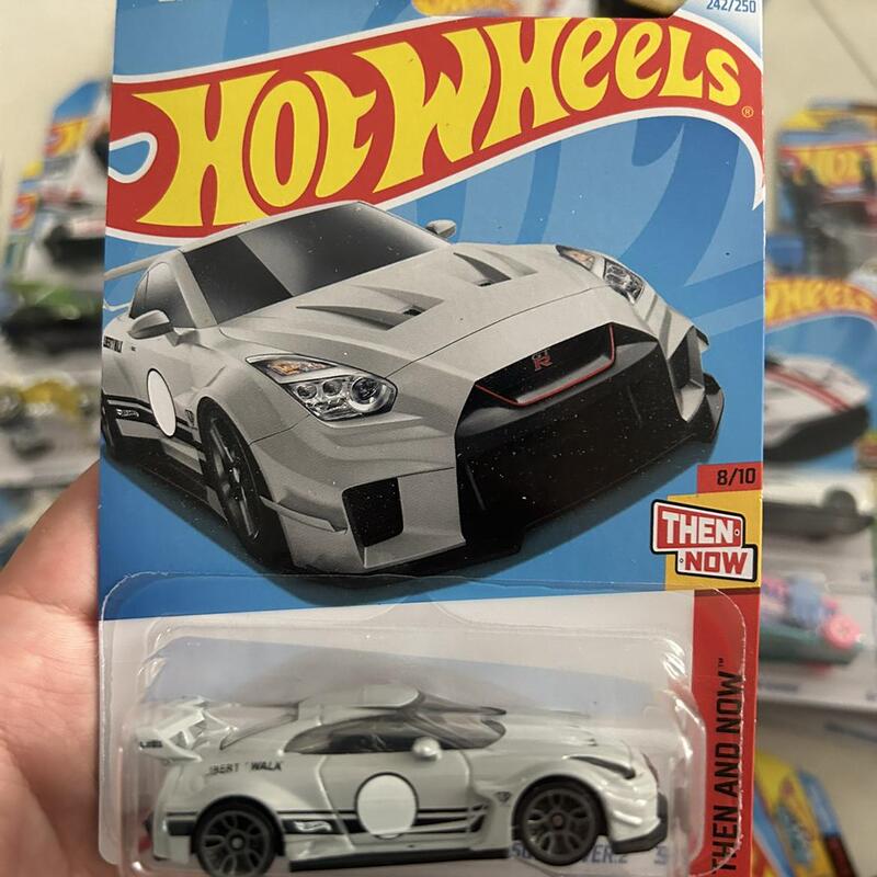 2024Q Batch Nissan Gtr 35Gt-Rr Ver.2 Wide-Body Modification Gray Hot Wheels Alloy Sports Car