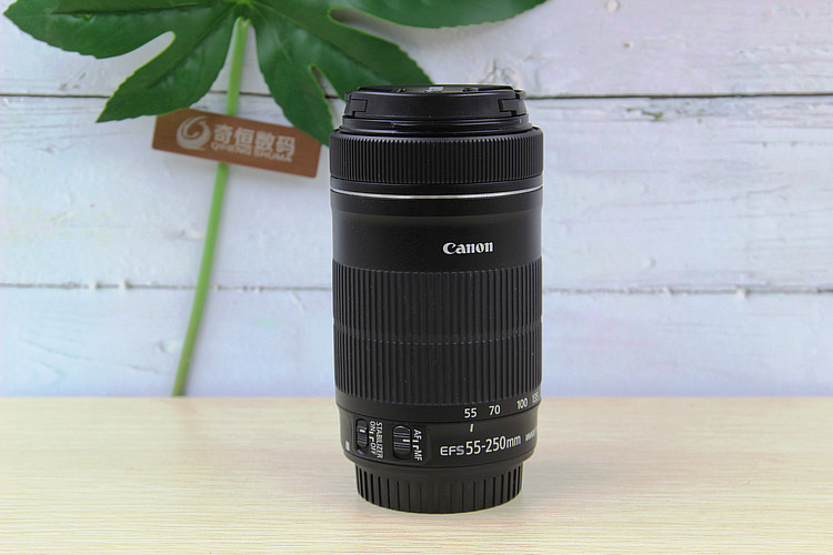 Canon Canon 55-250mm f 4-5.6 Ống kính SLR thế hệ thứ hai EFS Telephoto STM