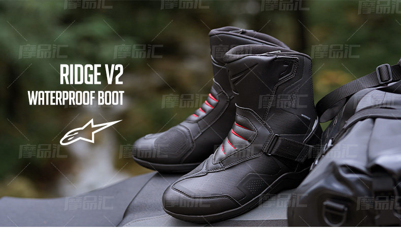 мотоботы a星alpinestars摩托车靴防水四季拉力摩托靴origin骑士靴ridge v2
