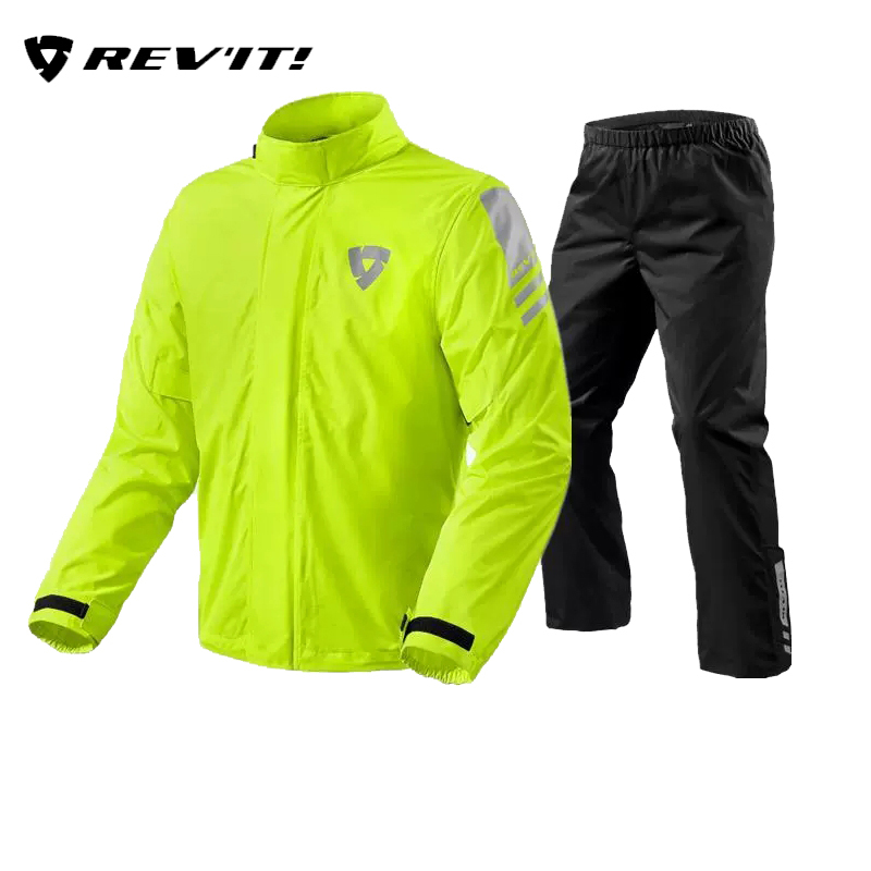 Revit Motorcycle Adult Raincoat Single-Piece Split Style for Men and Women Motorcycle Touring Riding Rain Pants Hurricane 3 4 Top