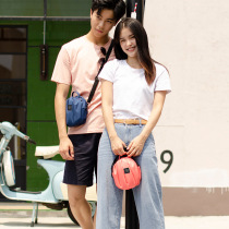 URBANFOREST mini beetle messenger bag canvas couple bag 2019 new wild net red womens shoulder