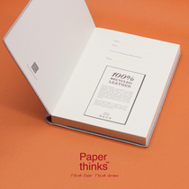 British Paperthinks PT Small Leather Horizontal Notebook Simple Fashion Pink 24 Colors