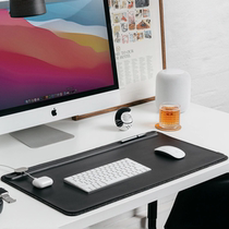 Orbitkey Desk Mat office table Mat vegan leather magnetic cable bracket file hide waterproof