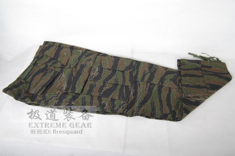 Extreme Road equipment US Propper BDU to serve pants from Rover Tiger Spotted Beig
