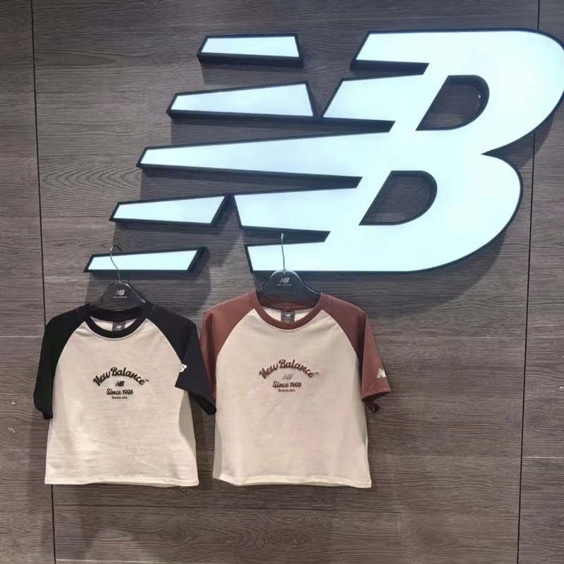 New Balance 1906 Comfortable Alphanumeric Round-Neck Color-Blocked Raglan Short-Sleeve T-Shirt Nef22202 New Balance 1906 Comfortable Alphanumeric Round-Neck Color-Blocked Raglan Short-Sleeve T-Shirt Nef22202