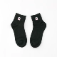 Vớ nữ ống cotton ngắn Hàn Quốc yếu tố phổ biến thêu vớ xu hướng Đường phố vớ vớ mùa thu vớ nữ