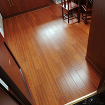 Jijing disc bean pure solid wood floor lock buckle geothermal floor heating fan longan manufacturers direct sales of natural logs super environmental protection