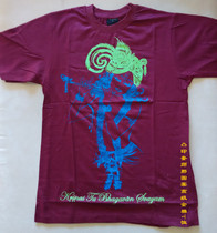 (small number) Pure cotton Holy Places Import T-Shirts-Krishna Whistles Drawing Patterns Casual Short Sleeve Blouses