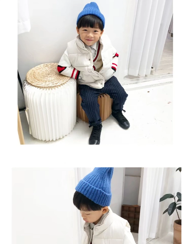 KAIKIDS trẻ em mùa thu đông dày áo vest cotton ấm áp nam và nữ hoang dã vest dày giản dị - Áo ghi lê