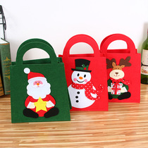 Christmas gift bag children gift Candy Bag tote bag non-woven storage bag cartoon color gift bag