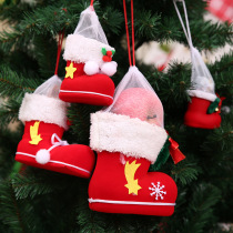 Christmas decorations Personality Creative Gift Bag Small Boots Candy Box Jars Gift Bag Christmas Socks