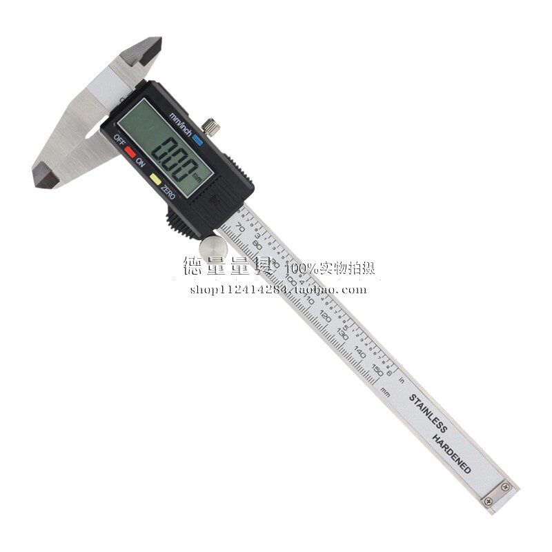 Electronic vernier caliper high precision digital display industrial grade household small literary play high depth oil caliper