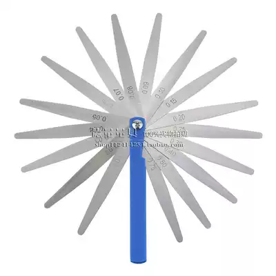 High-precision clearance measurement feeler gauge 0 02-1 0mm plug gauge valve clearance ruler thickness gauge single piece