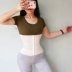 Thể thao lỗ thoáng khí rỗng thắt lưng bụng thoáng khí corset eo con dấu thắt lưng đàn hồi định hình quần áo phụ nữ - Đai giảm béo Đai giảm béo