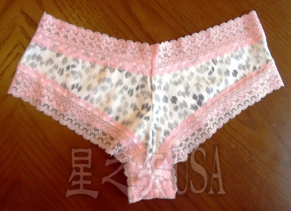 Стринги Женские 美国维多利亚的秘密cotton系列蕾丝边女士内裤多种花色现货秒发 Victoria's secret