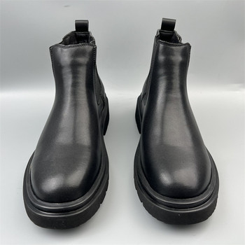 Cowhide casual shoes, cowhide non-slip thick sole work wear, trendy men's