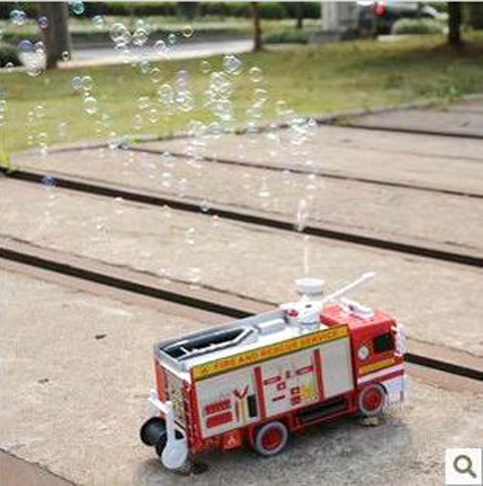 bubble fire truck